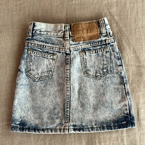 Vintage 80’s Acid Wash Jean Skirt - Picture 4 of 6